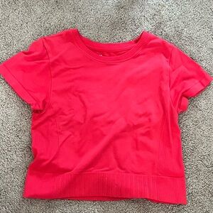 All in Motion Red Short Sleeve Tee